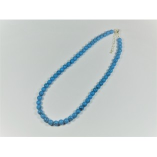 Bright Blue Natural Turquoise Necklace